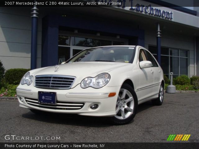 2007 Mercedes-Benz C 280 4Matic Luxury in Arctic White