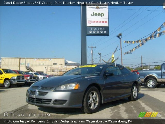2004 Dodge Stratus SXT Coupe in Dark Titanium Metallic