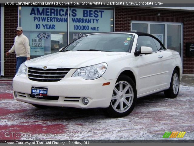 2008 Chrysler Sebring Limited Convertible in Stone White