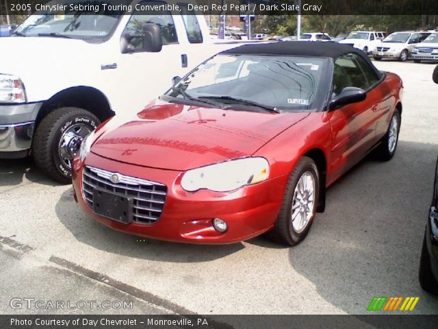 2005 Chrysler Sebring Touring Convertible in Deep Red Pearl