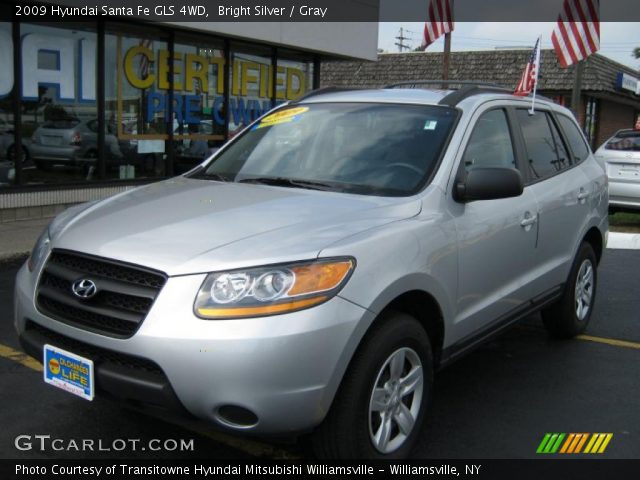 2009 Hyundai Santa Fe GLS 4WD in Bright Silver