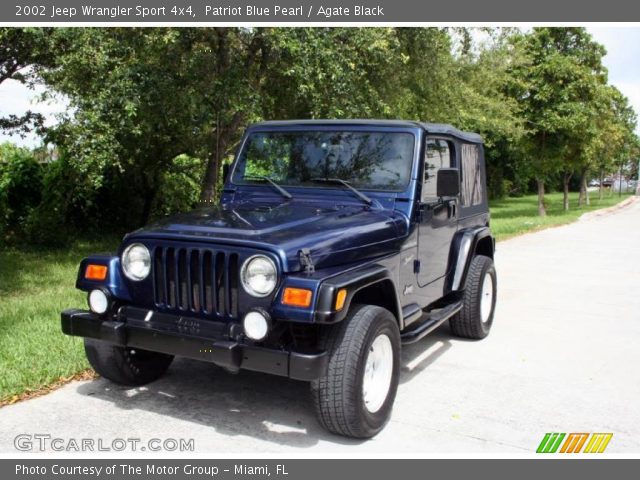 2002 Jeep Wrangler Sport 4x4 in Patriot Blue Pearl
