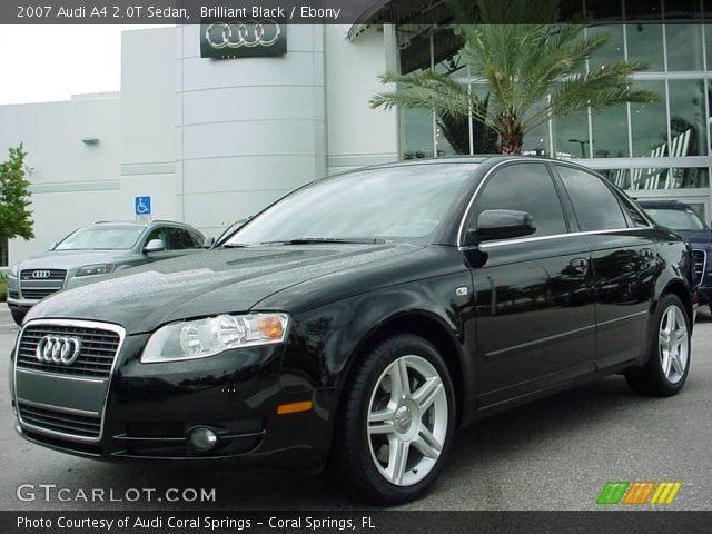 2007 Audi A4 2.0T Sedan in Brilliant Black