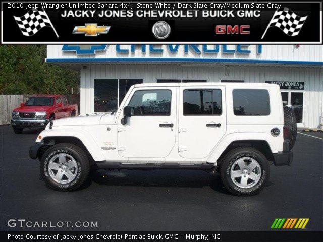 2010 Jeep Wrangler Unlimited Sahara 4x4 in Stone White