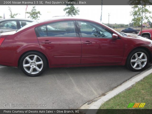 2006 Nissan Maxima 3.5 SE in Red Opulence Metallic