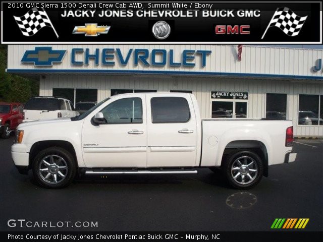 2010 GMC Sierra 1500 Denali Crew Cab AWD in Summit White