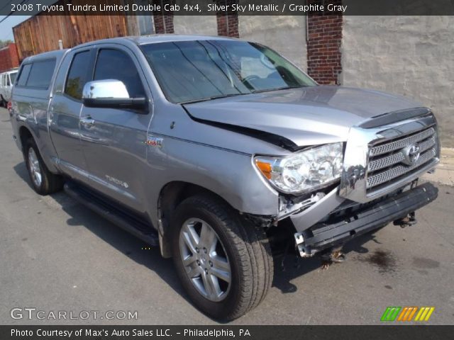 2008 Toyota Tundra Limited Double Cab 4x4 in Silver Sky Metallic