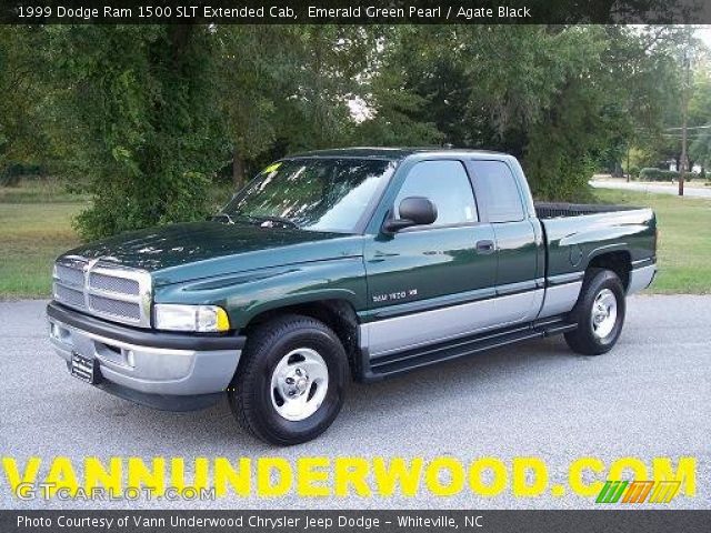 1999 Dodge Ram 1500 SLT Extended Cab in Emerald Green Pearl