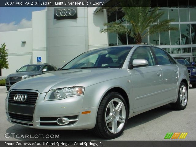 2007 Audi A4 2.0T Sedan in Light Silver Metallic