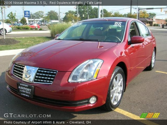 2006 Nissan Maxima 3.5 SL in Red Opulence Metallic