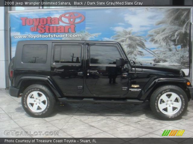 2008 Jeep Wrangler Unlimited Sahara in Black