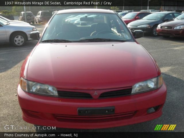 1997 Mitsubishi Mirage DE Sedan in Cambridge Red Pearl