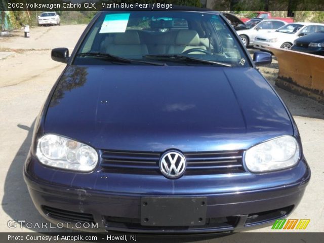 2002 Volkswagen Cabrio GLX in Marlin Blue Pearl