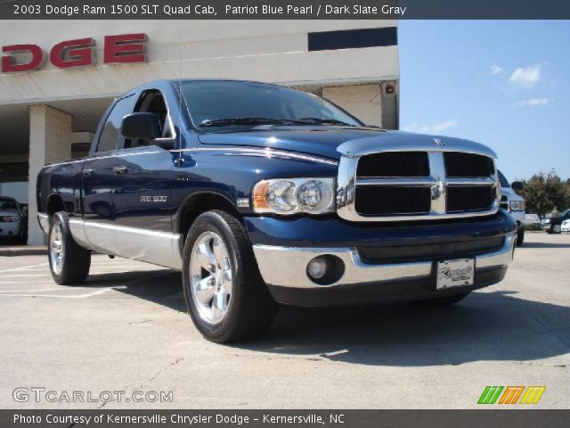 2003 Dodge Ram 1500 SLT Quad Cab in Patriot Blue Pearl