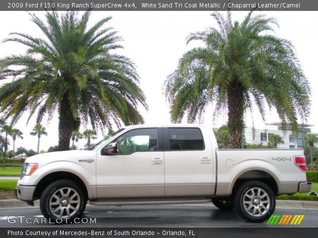 2009 Ford F150 King Ranch SuperCrew 4x4 in White Sand Tri Coat Metallic