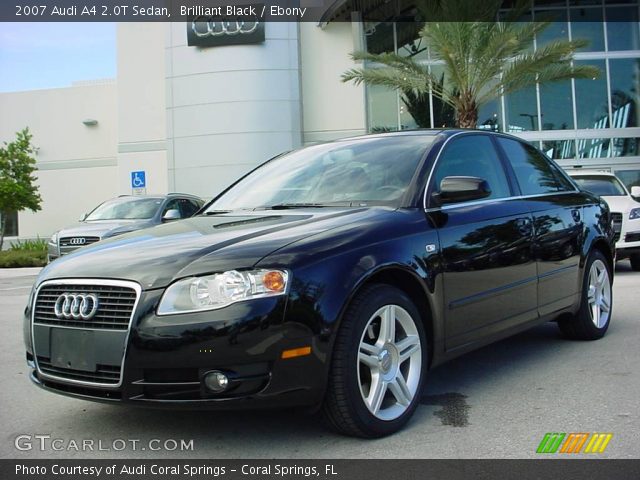 2007 Audi A4 2.0T Sedan in Brilliant Black