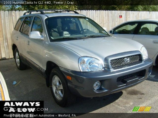 2003 Hyundai Santa Fe GLS 4WD in Pewter