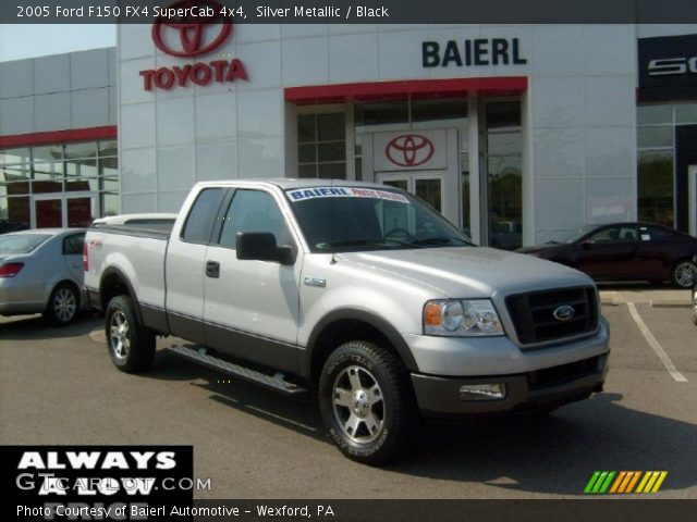 2005 Ford F150 FX4 SuperCab 4x4 in Silver Metallic