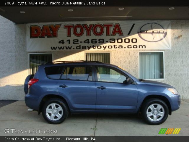 2009 Toyota RAV4 4WD in Pacific Blue Metallic