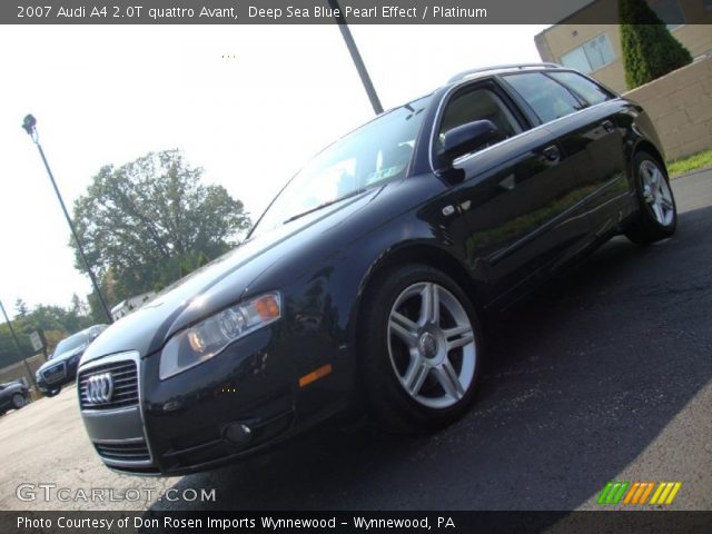 2007 Audi A4 2.0T quattro Avant in Deep Sea Blue Pearl Effect