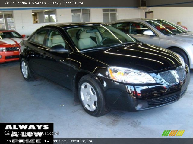 2007 Pontiac G6 Sedan in Black