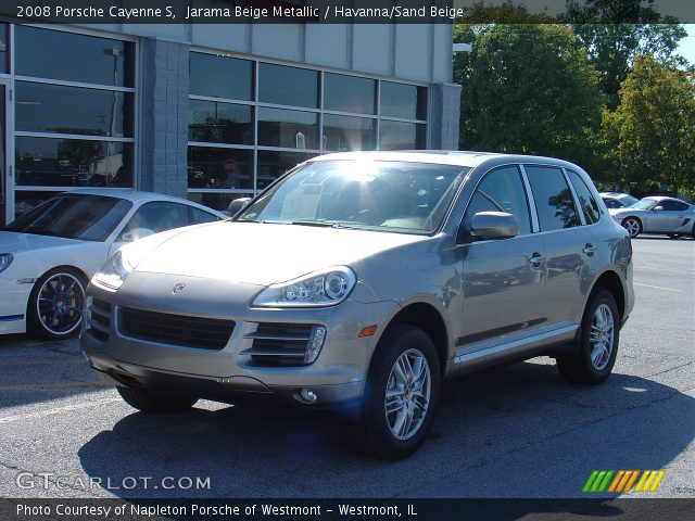 2008 Porsche Cayenne S in Jarama Beige Metallic