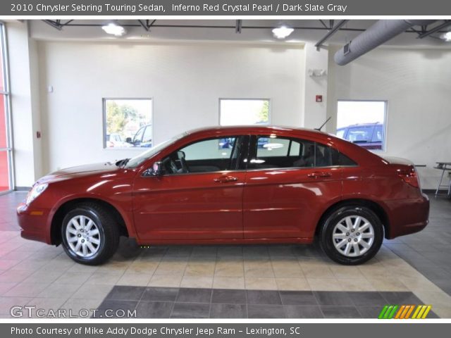 2010 Chrysler Sebring Touring Sedan in Inferno Red Crystal Pearl