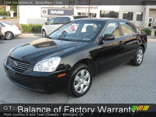 2008 Kia Optima LX in Ebony Black