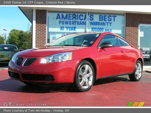 2006 Pontiac G6 GTP Coupe in Crimson Red