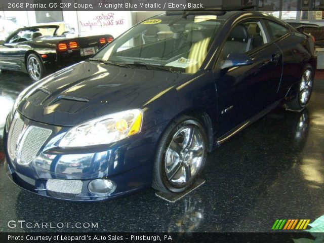 2008 Pontiac G6 GXP Coupe in Midnight Blue Metallic