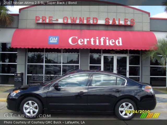 2007 Nissan Altima 2.5 SL in Super Black