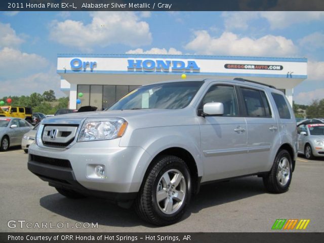 2011 Honda Pilot EX-L in Alabaster Silver Metallic