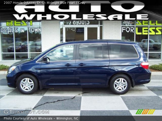 2007 Honda Odyssey EX-L in Midnight Blue Pearl