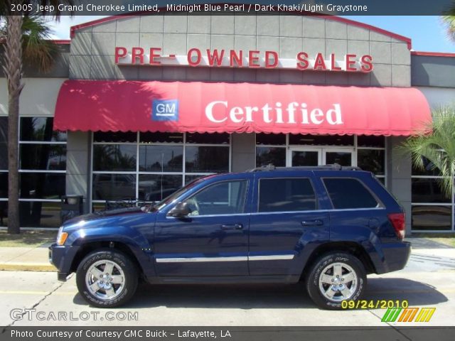 2005 Jeep Grand Cherokee Limited in Midnight Blue Pearl