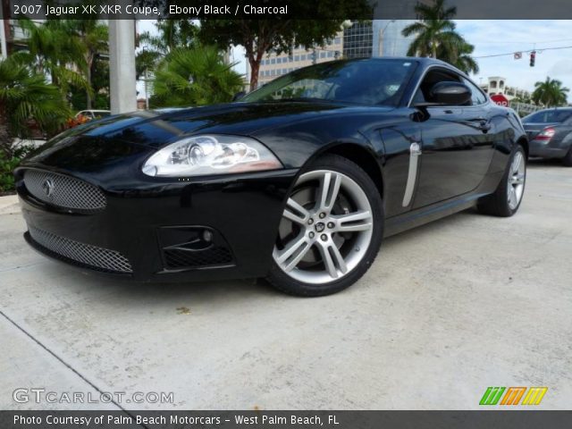 2007 Jaguar XK XKR Coupe in Ebony Black