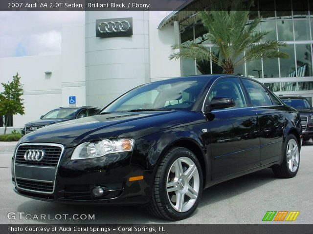 2007 Audi A4 2.0T Sedan in Brilliant Black