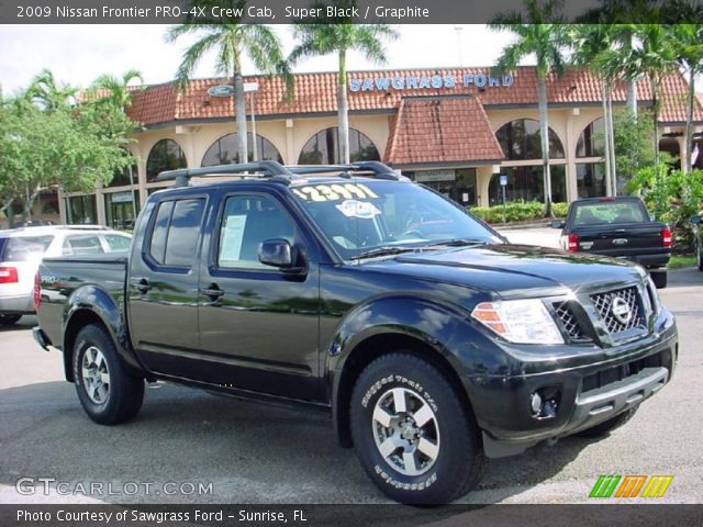 2009 Nissan Frontier PRO-4X Crew Cab in Super Black