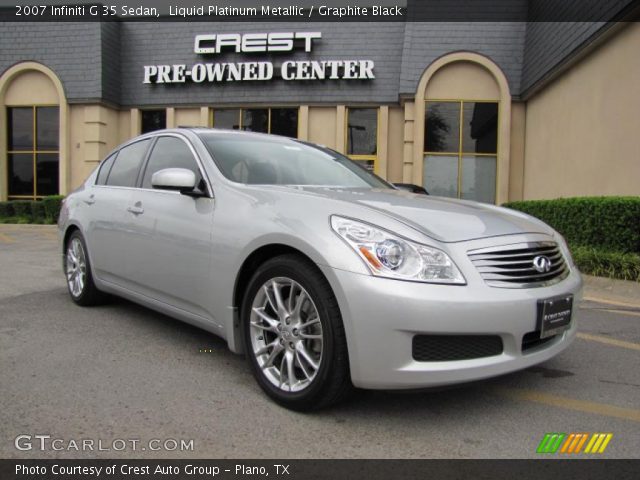 2007 Infiniti G 35 Sedan in Liquid Platinum Metallic