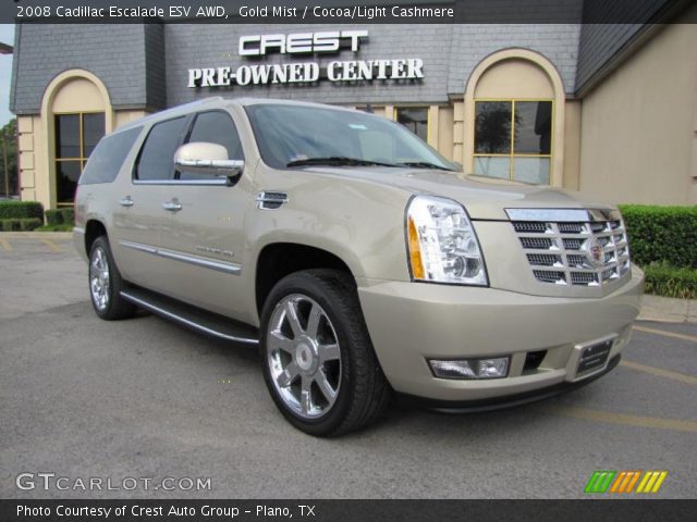 2008 Cadillac Escalade ESV AWD in Gold Mist