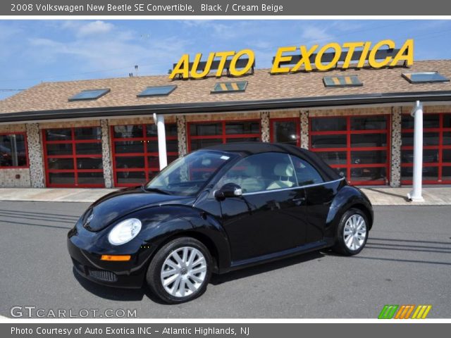 2008 Volkswagen New Beetle SE Convertible in Black