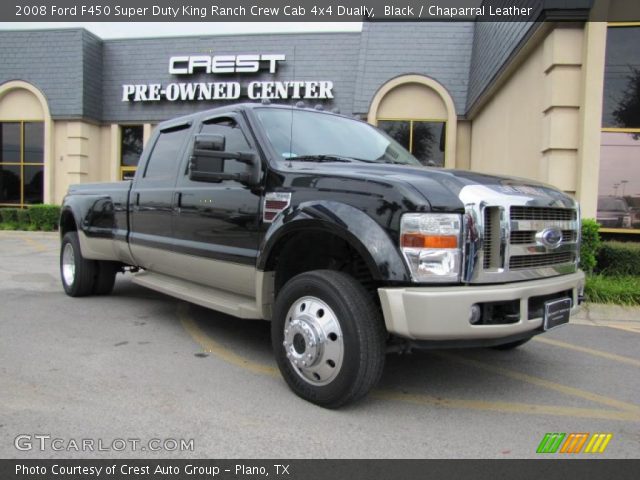 2008 Ford F450 Super Duty King Ranch Crew Cab 4x4 Dually in Black