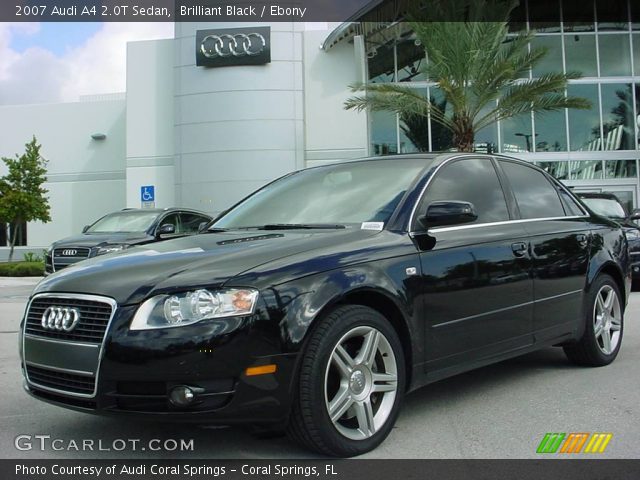 2007 Audi A4 2.0T Sedan in Brilliant Black