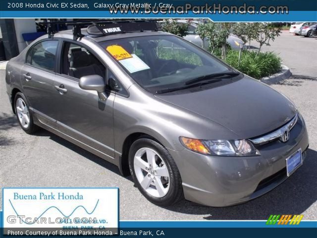 2008 Honda Civic EX Sedan in Galaxy Gray Metallic