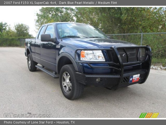 2007 Ford F150 XL SuperCab 4x4 in Dark Blue Pearl Metallic