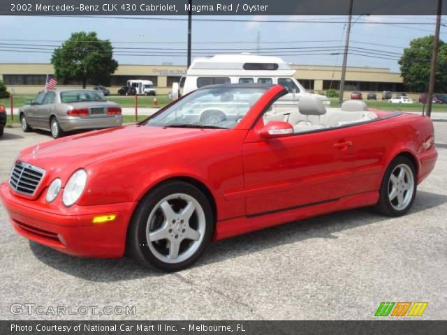 2002 Mercedes-Benz CLK 430 Cabriolet in Magma Red