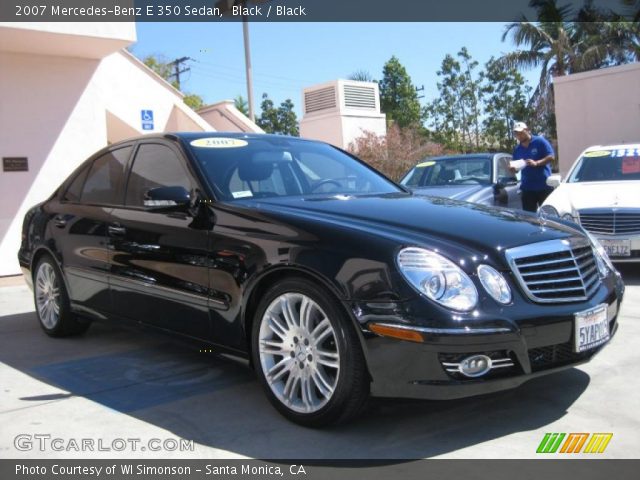 2007 Mercedes-Benz E 350 Sedan in Black
