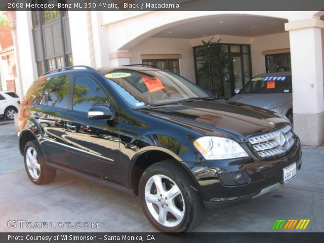 2008 Mercedes-Benz ML 350 4Matic in Black