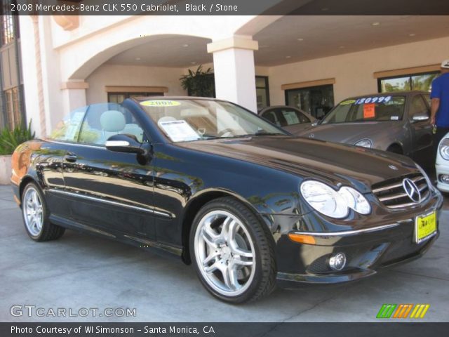 2008 Mercedes-Benz CLK 550 Cabriolet in Black