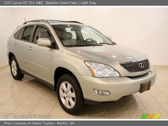 2007 Lexus RX 350 AWD in Bamboo Green Pearl