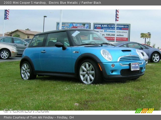 2003 Mini Cooper S Hardtop in Electric Blue Metallic